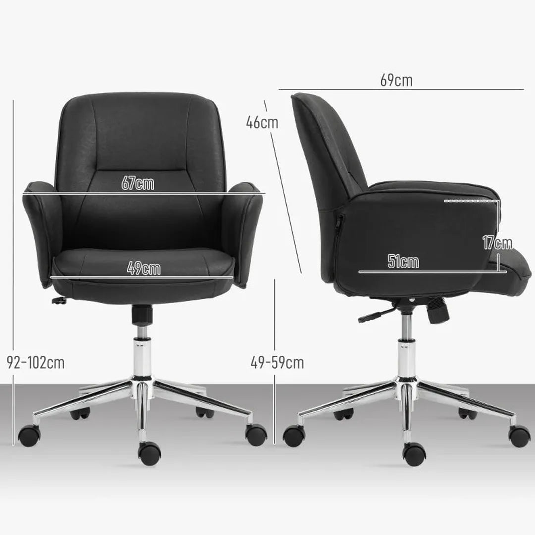 Bureaustoel verstelbaar met wipfunctie – Werkstoel met ademende bekleding – Crèmewit 120 kg