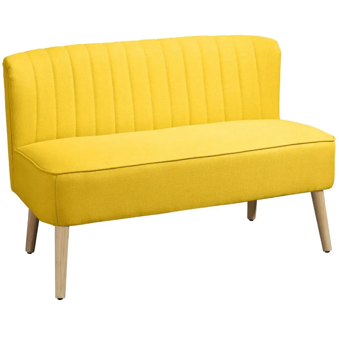 2-zits bank – zachte bekleding – onderhoudsvriendelijke stof – maximaal 150 kg – 117 x 56,5 x 77 cm