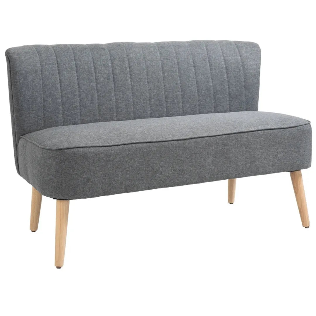 2-zits bank – zachte bekleding – onderhoudsvriendelijke stof – maximaal 150 kg – 117 x 56,5 x 77 cm