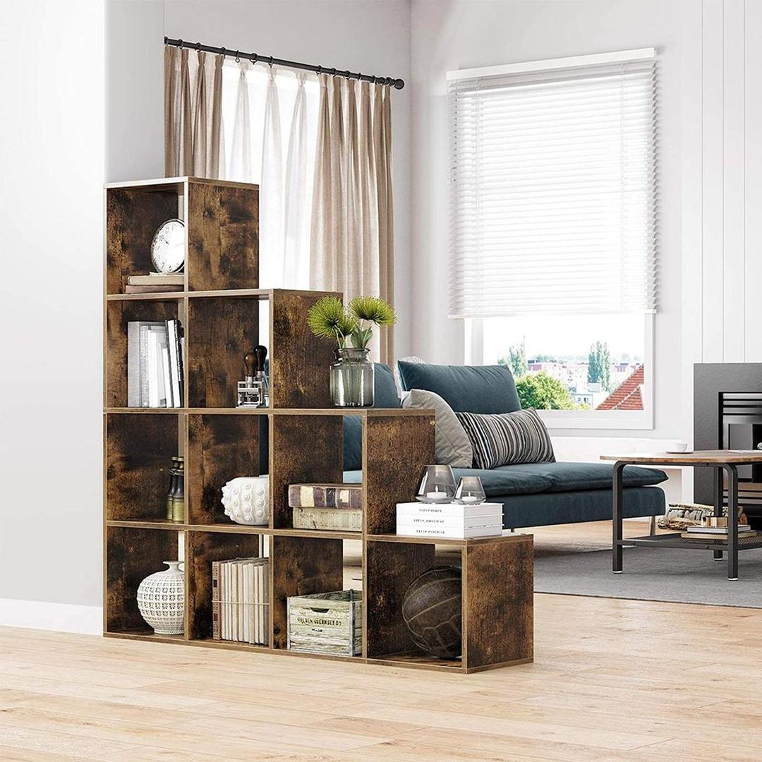 Boekenkast met 10 Kubusvakken – Open Opbergkast voor Boeken, Decoratie en Accessoires