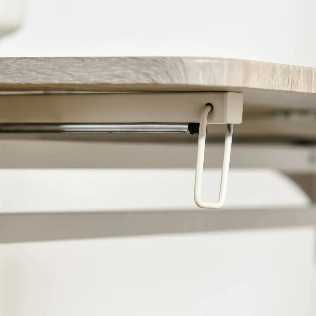Eettafelset voor 2 Personen – 1 Tafel, 2 Stoelen van Grenenhout – Wit en Grijs
