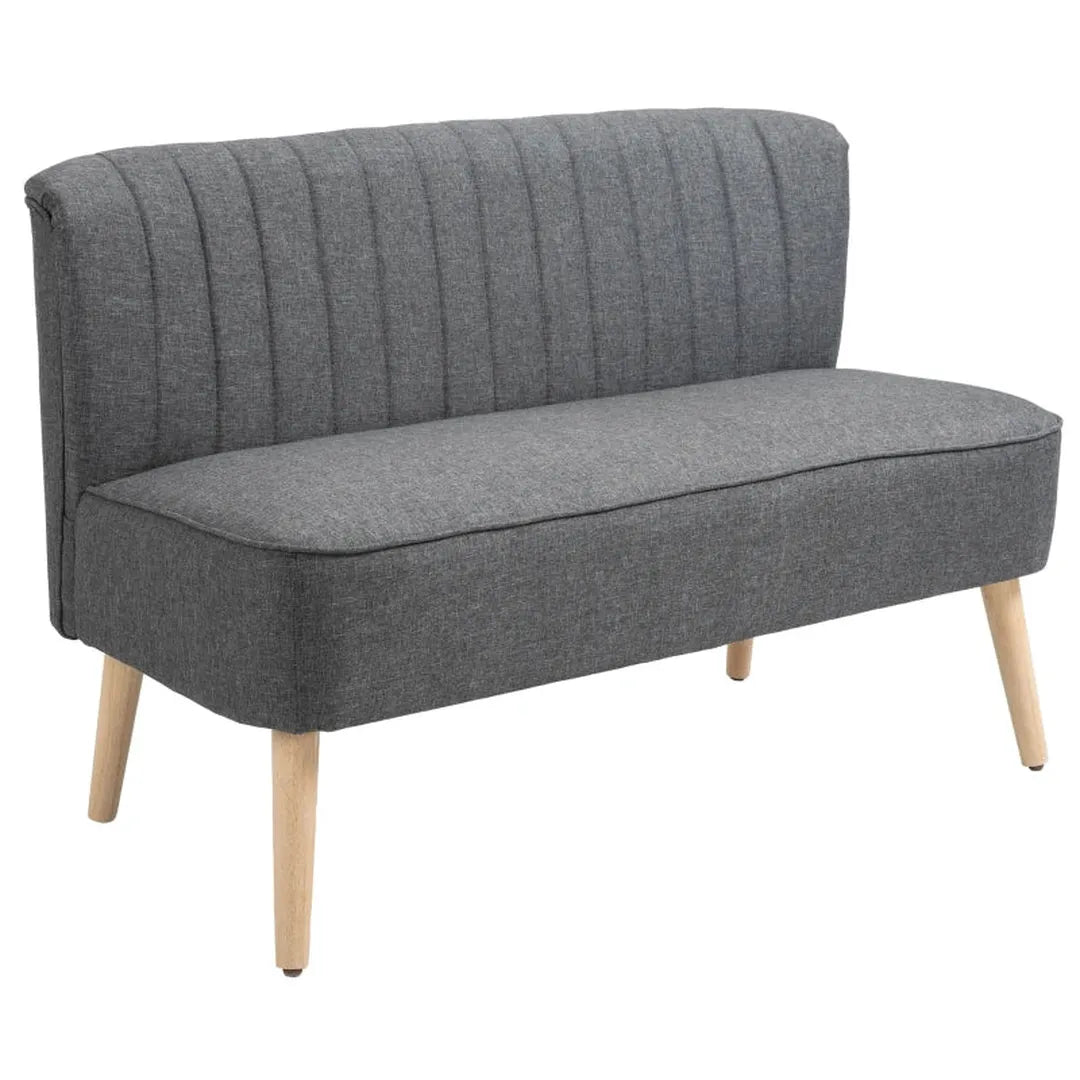 2-zits bank – zachte bekleding – onderhoudsvriendelijke stof – maximaal 150 kg – 117 x 56,5 x 77 cm