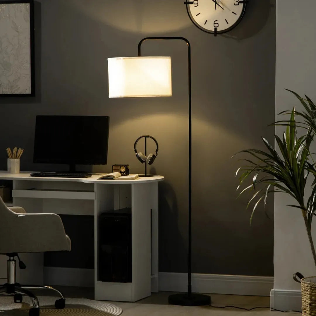 Staande lamp met E27 fitting – metalen frame – 150 cm hoog