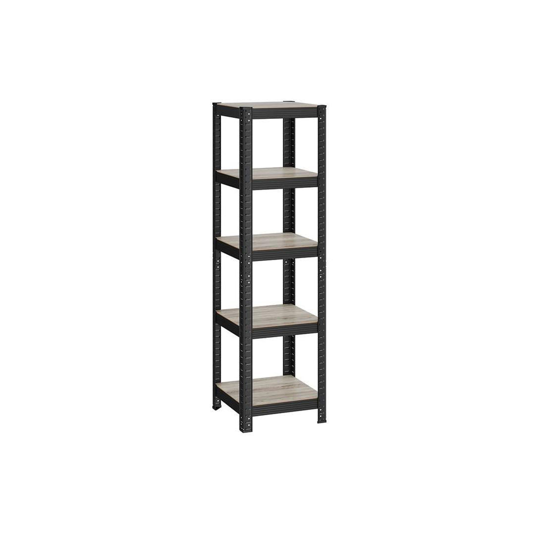 Industriële Boekenkast – Open Opbergkast met Metalen Frame voor Woonkamer of Kantoor