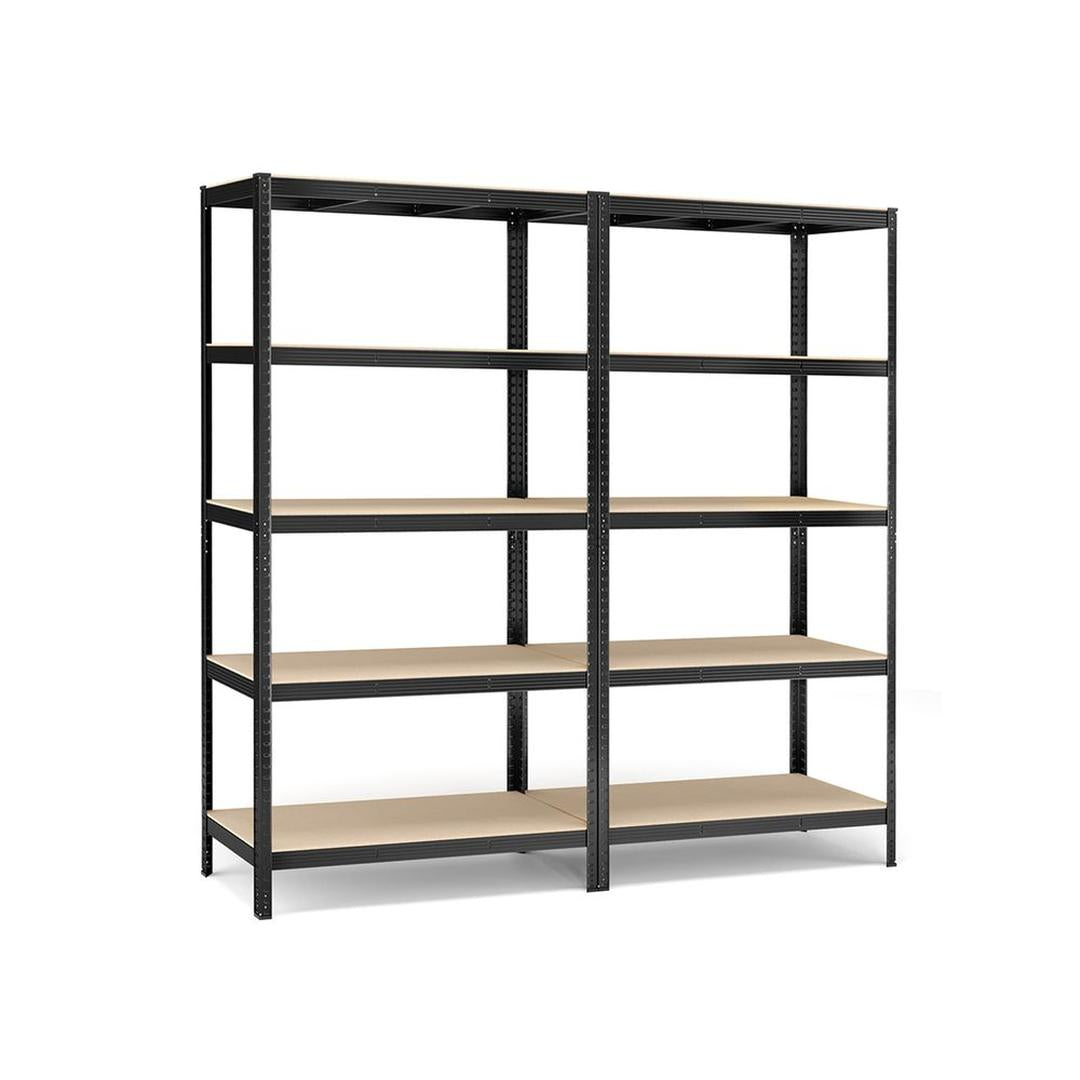 Zwaar Uitgevoerd Opbergrek met 875 kg Draagvermogen – Stevig Metalen Stellingrek voor Garage of Werkplaats