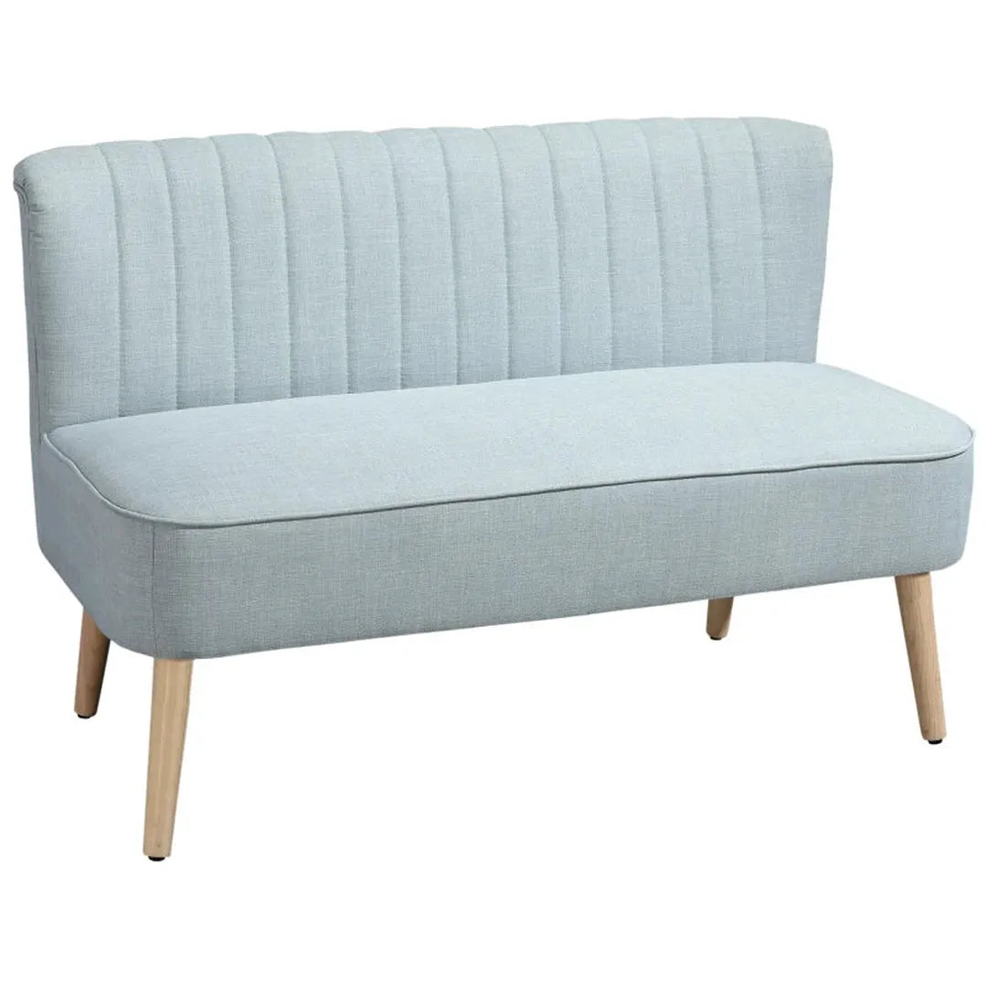 2-zits bank – zachte bekleding – onderhoudsvriendelijke stof – maximaal 150 kg – 117 x 56,5 x 77 cm