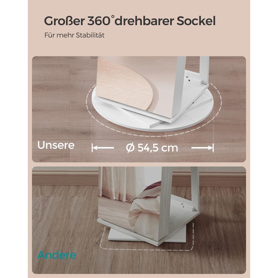 Sieradenkast met Spiegel – Staande Opbergkast voor Sieraden en Accessoires