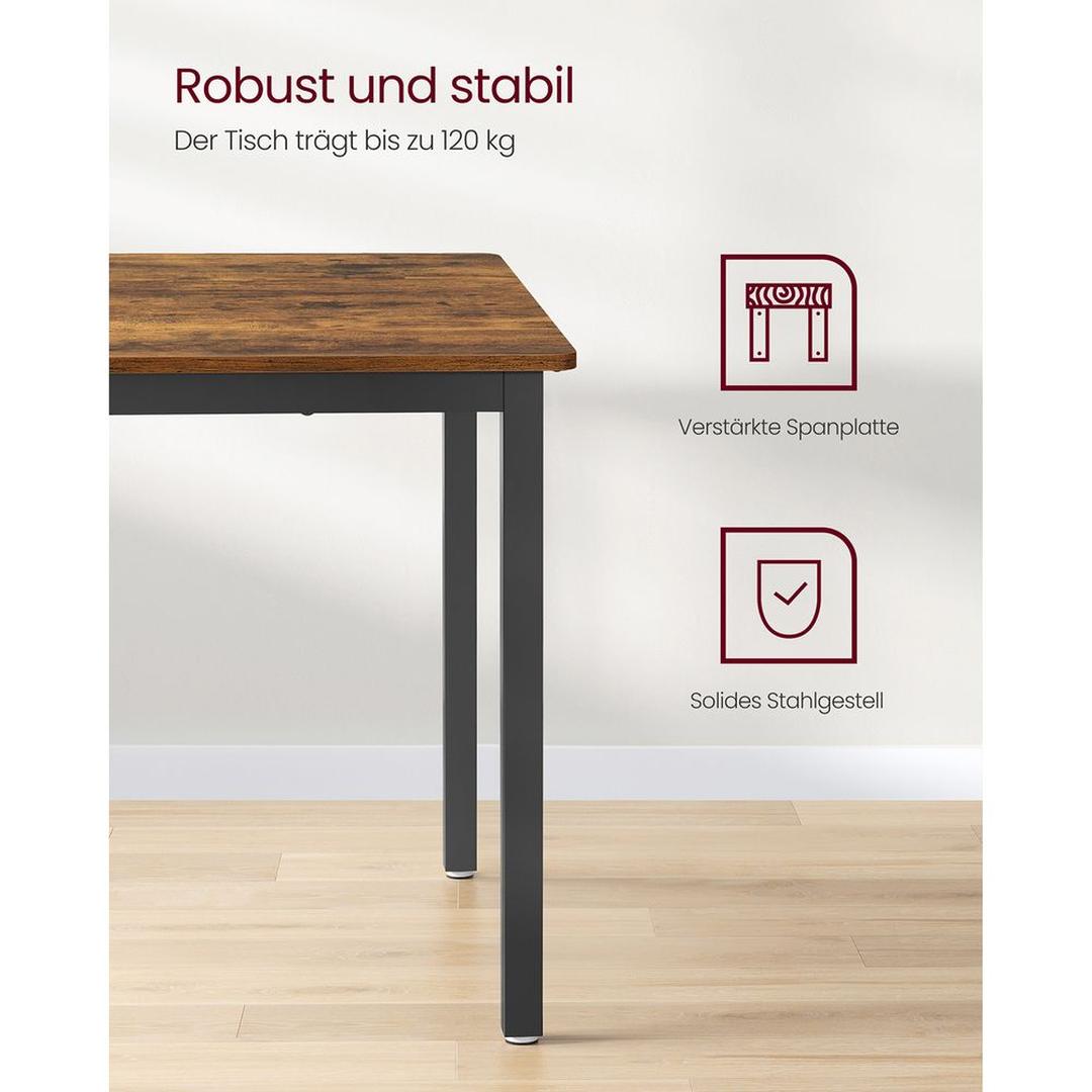 Eettafel voor 4 Personen – Compacte Tafel voor Keuken of Eetkamer