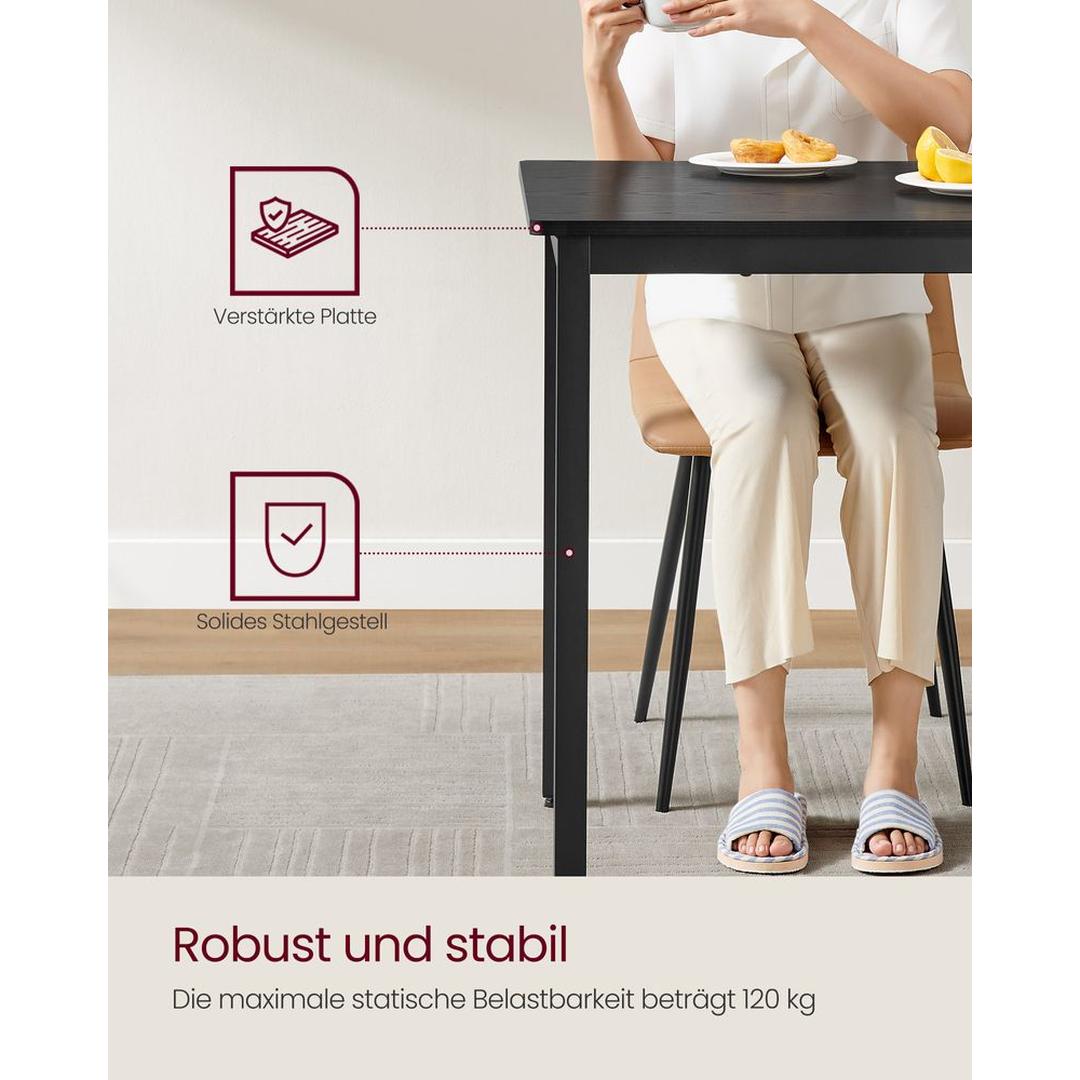 Eettafel voor 4 Personen – Compacte Tafel voor Keuken of Eetkamer