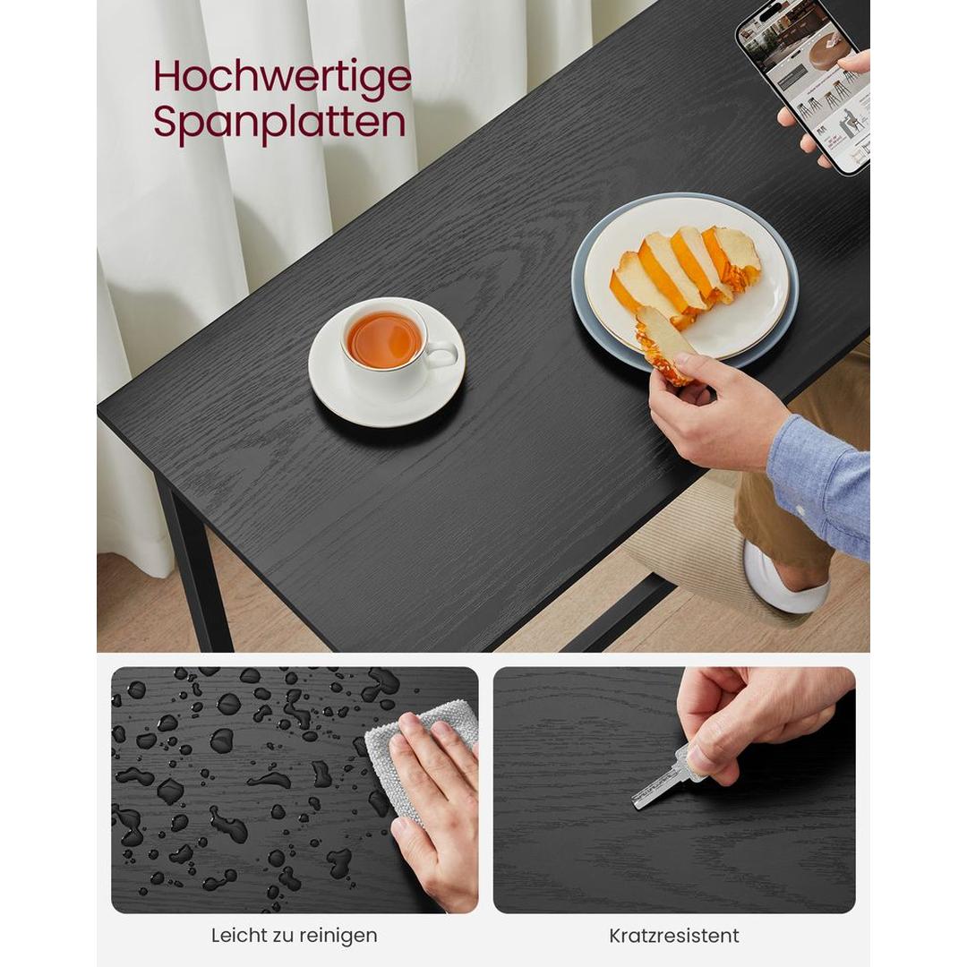 Bartafelset in Industriële Stijl – Hoge Tafel met Krukken voor Keuken, Eetruimte of Bar