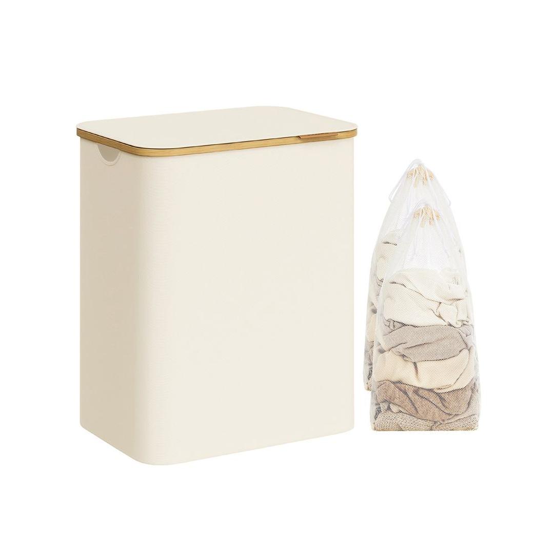 Waskorf met Deksel en Uitneembare Waszak – Verschillende Maten en Kleuren – Opbergmand voor Wasgoed