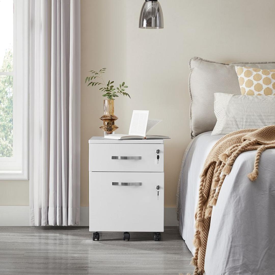 Verrijdbare Ladecontainer met Dubbele Slotfunctie – Afsluitbare Opbergunit op Wielen voor Kantoor en Thuis