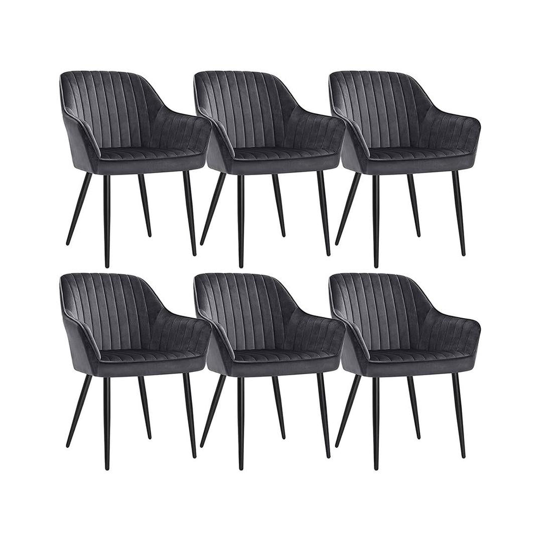 Suède Eetkamerstoel – Verkrijgbaar per 1 tot 6 Stuks – Comfortabele Stoel voor Eetkamer of Keuken
