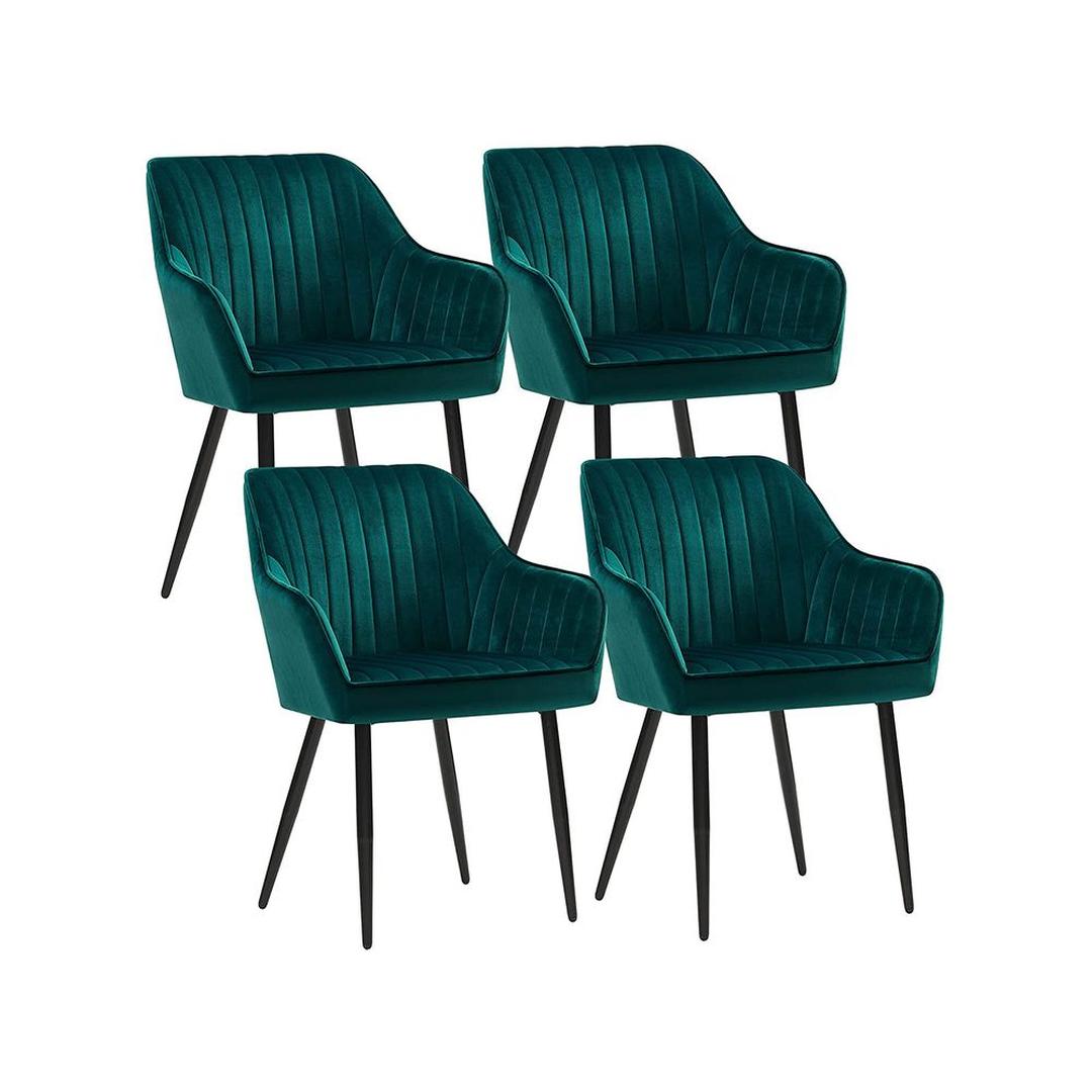 Suède Eetkamerstoel – Verkrijgbaar per 1 tot 6 Stuks – Comfortabele Stoel voor Eetkamer of Keuken