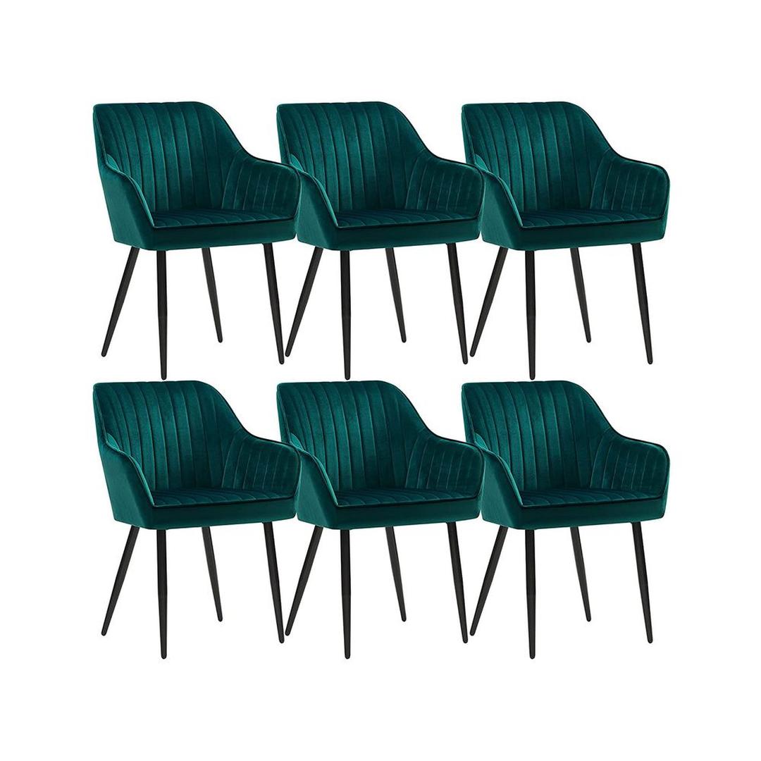 Suède Eetkamerstoel – Verkrijgbaar per 1 tot 6 Stuks – Comfortabele Stoel voor Eetkamer of Keuken