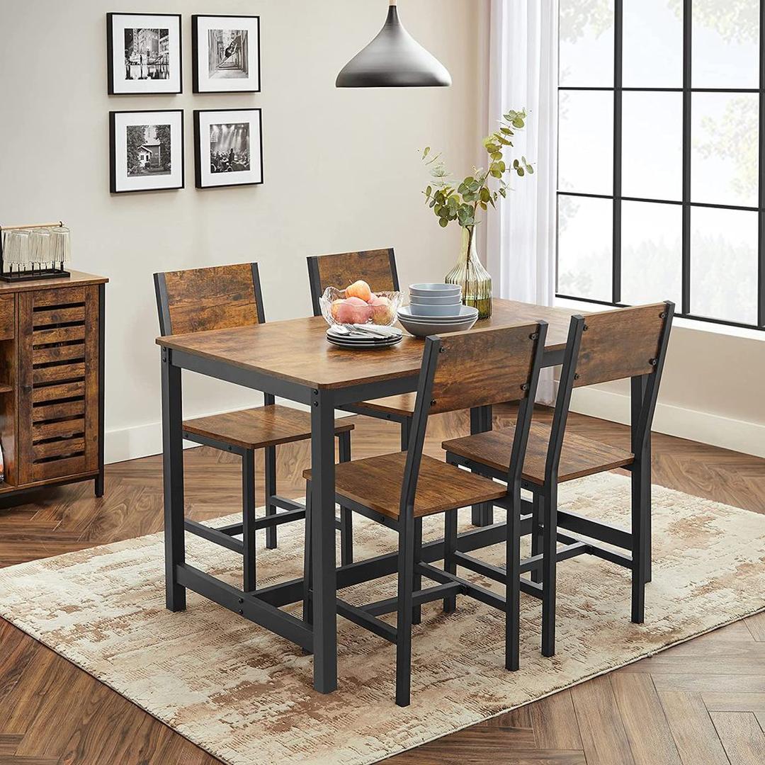 Set van 2 Eetkamerstoelen – Comfortabele Stoelen voor Eetkamer of Keuken