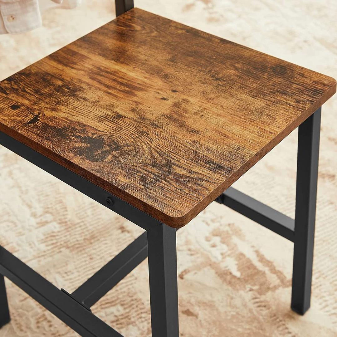 Set van 2 Eetkamerstoelen – Comfortabele Stoelen voor Eetkamer of Keuken