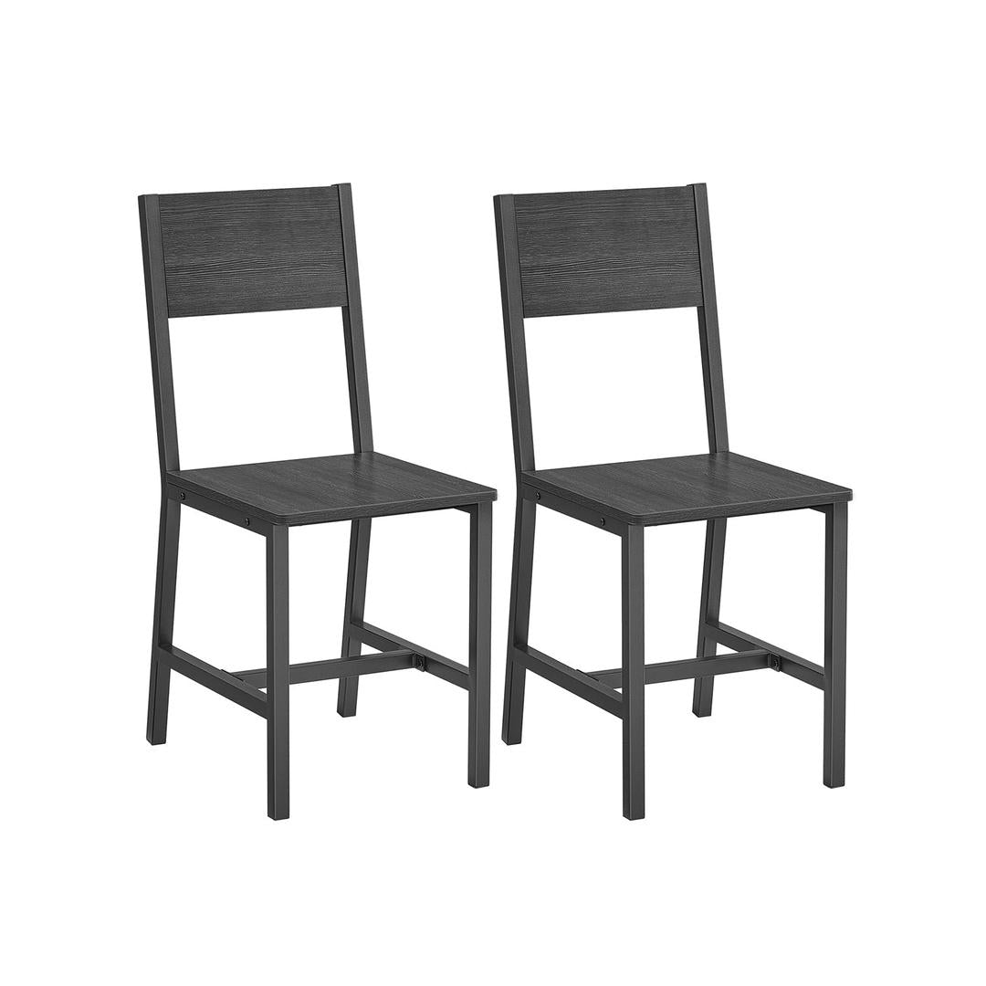 Set van 2 Eetkamerstoelen – Comfortabele Stoelen voor Eetkamer of Keuken