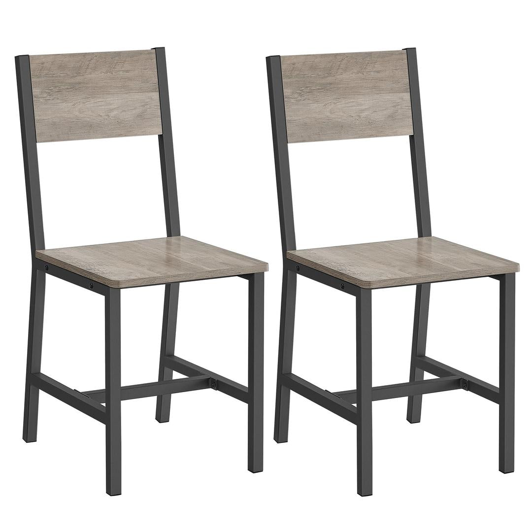 Set van 2 Eetkamerstoelen – Comfortabele Stoelen voor Eetkamer of Keuken