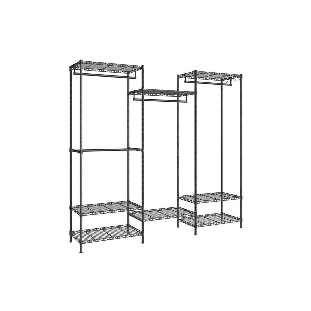 Open Kledingkast met Verstelbare Legplanken – Flexibele Opbergkast voor Slaapkamer of Dressing
