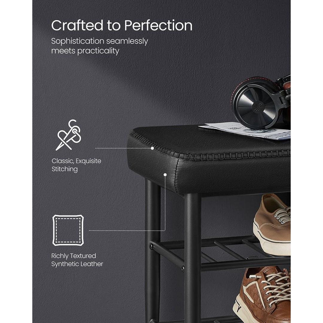 Schoenenbank met Opbergruimte – Praktische Zitbank voor Hal, Entree of Garderobe