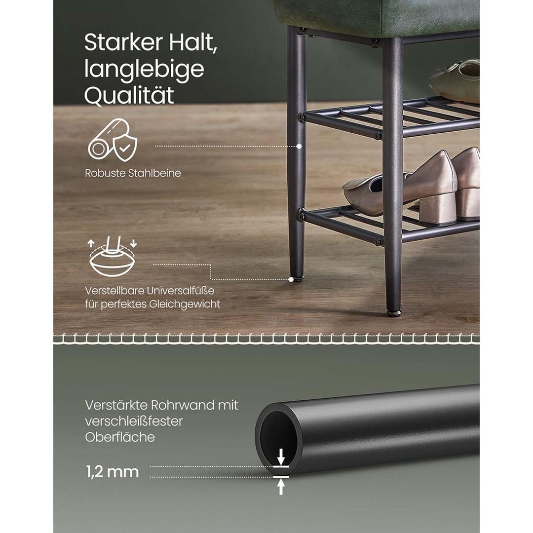 Schoenenbank met Opbergruimte – Praktische Zitbank voor Hal, Entree of Garderobe