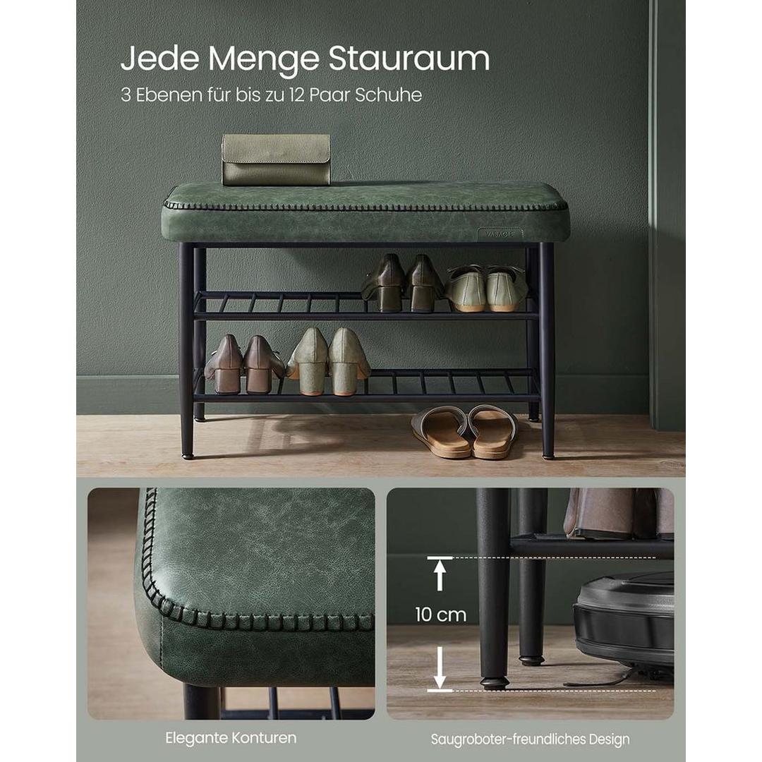 Schoenenbank met Opbergruimte – Praktische Zitbank voor Hal, Entree of Garderobe