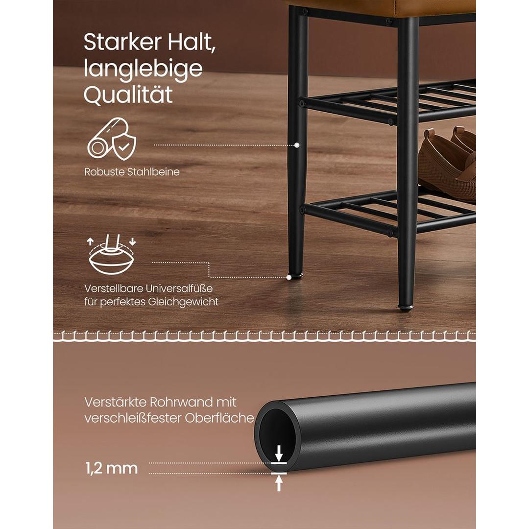 Schoenenbank met Opbergruimte – Praktische Zitbank voor Hal, Entree of Garderobe