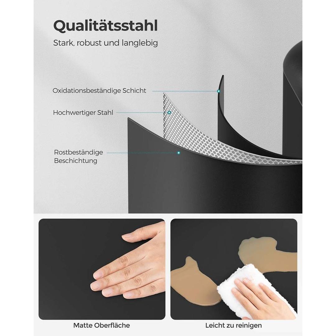 Vrijstaande Afvalbak 30 Liter – Praktische Vuilnisemmer voor Keuken, Kantoor of Bijkeuken