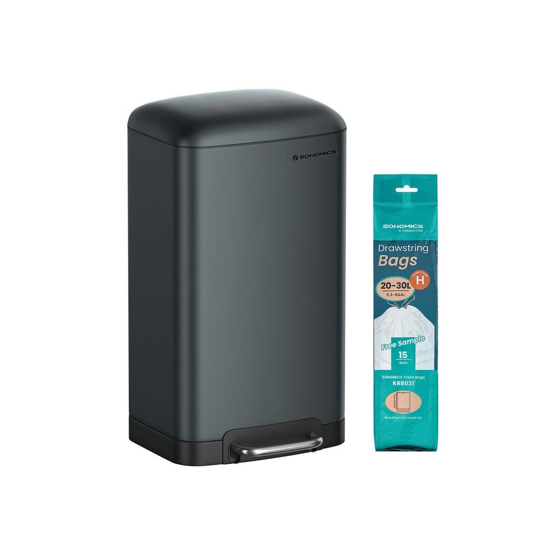 Vrijstaande Afvalbak 30 Liter – Praktische Vuilnisemmer voor Keuken, Kantoor of Bijkeuken