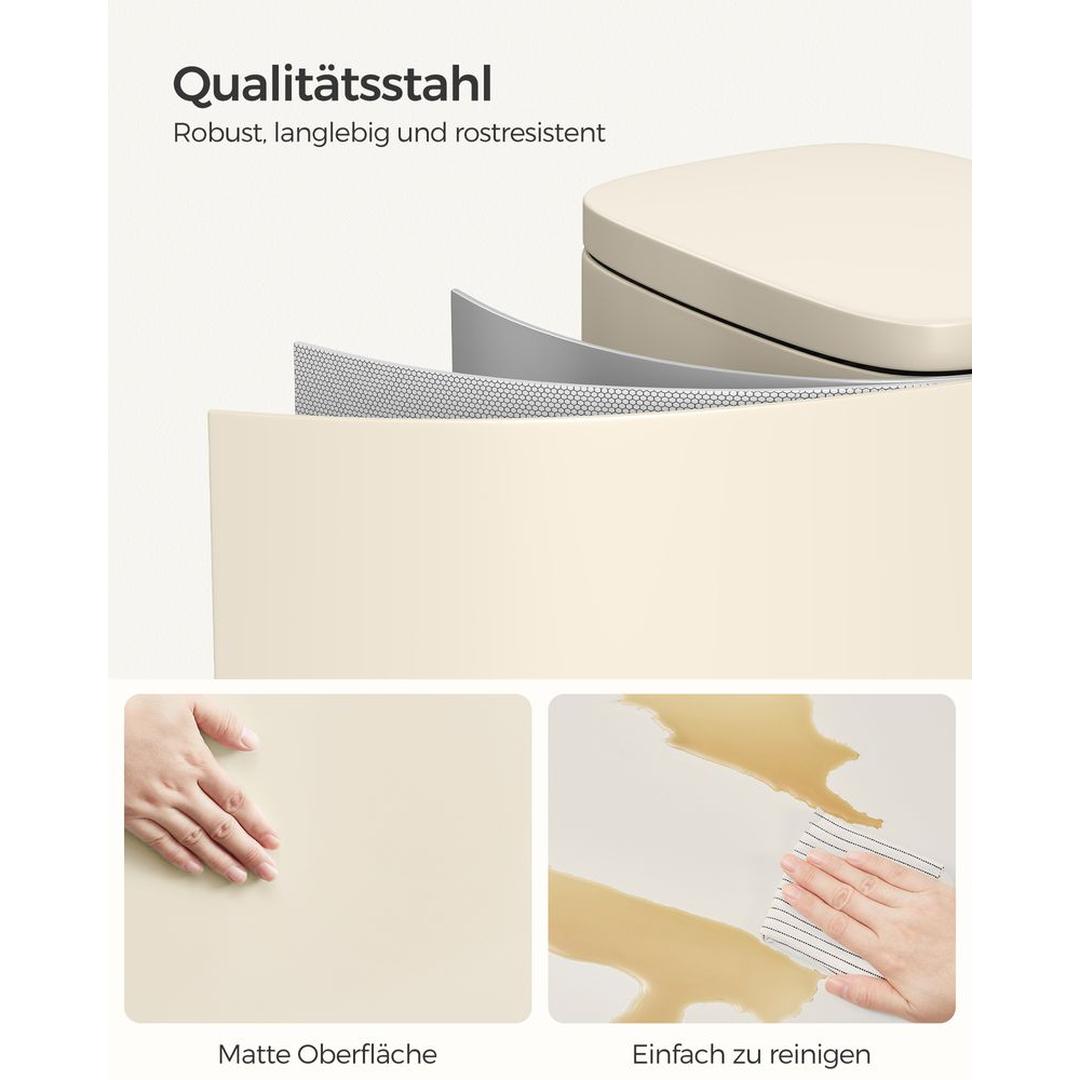 Keukenafvalbak 30 Liter – Vrijstaande Vuilnisbak met Deksel