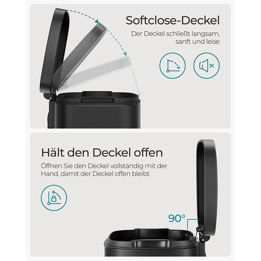 Keukenafvalbak 30 Liter – Vrijstaande Vuilnisbak met Deksel
