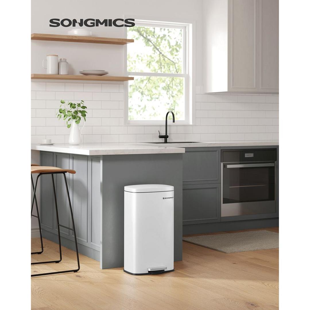 Keukenafvalbak 30 Liter – Vrijstaande Vuilnisbak met Deksel
