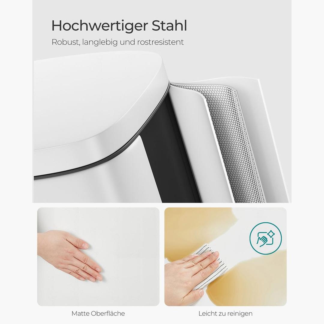 Keukenafvalbak 30 Liter – Vrijstaande Vuilnisbak met Deksel