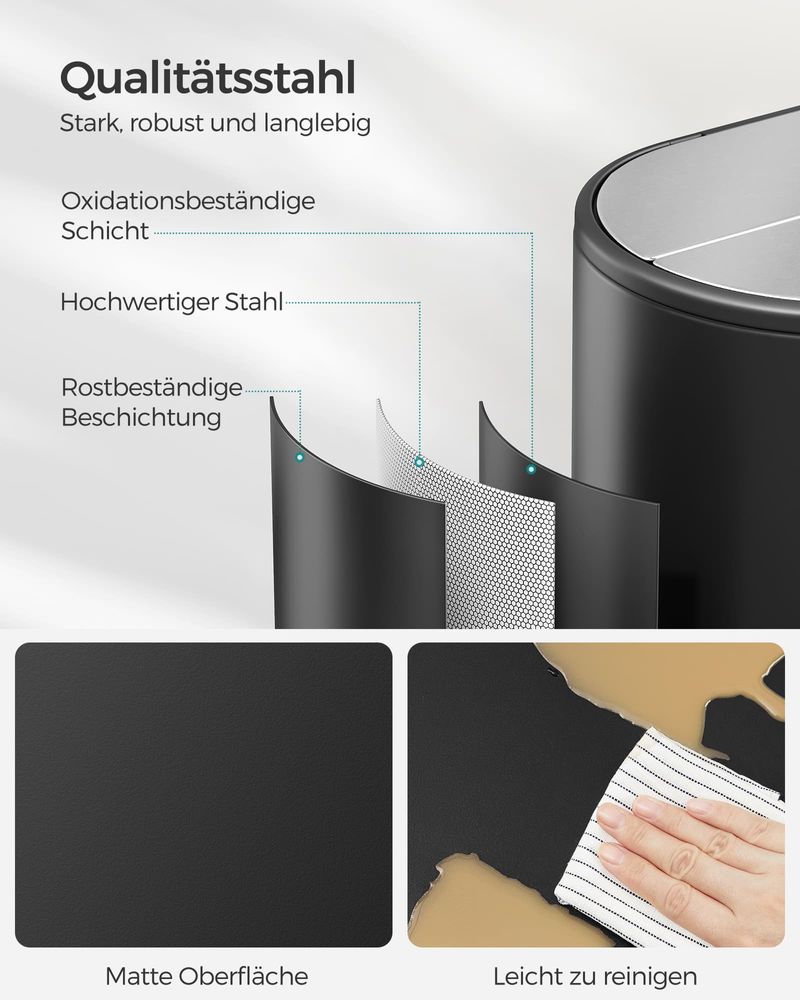 Afvalscheidingssysteem met 2 Vakken – Praktische Oplossing voor Gescheiden Afval