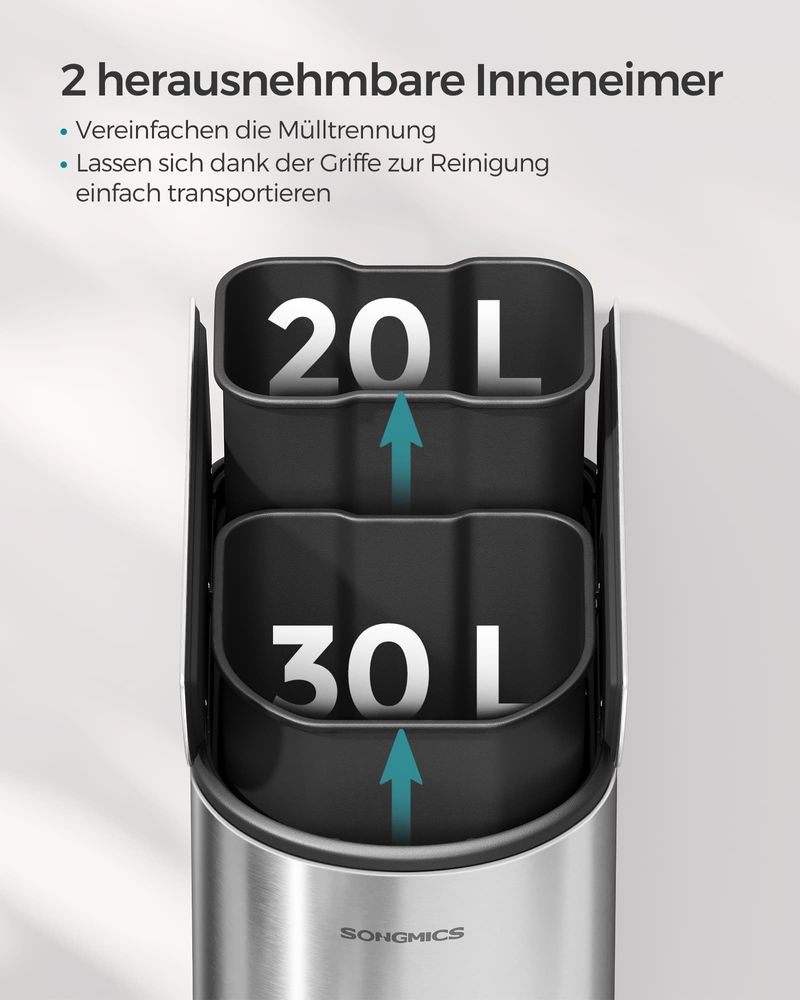 Afvalscheidingssysteem met 2 Vakken – Praktische Oplossing voor Gescheiden Afval