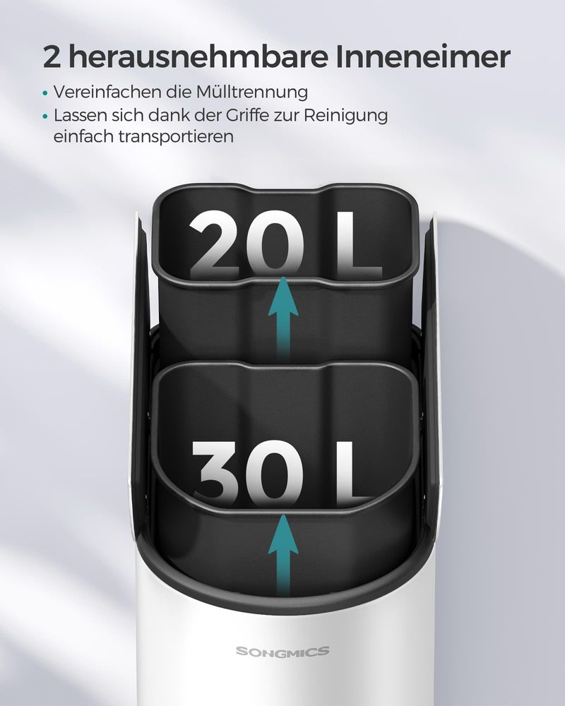 Afvalscheidingssysteem met 2 Vakken – Praktische Oplossing voor Gescheiden Afval