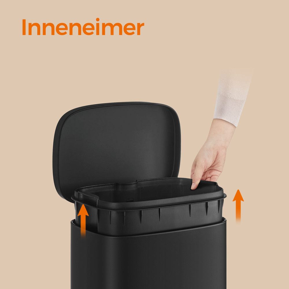 Keukenafvalbak 30 Liter – Vrijstaande Vuilnisbak voor Dagelijks Gebruik