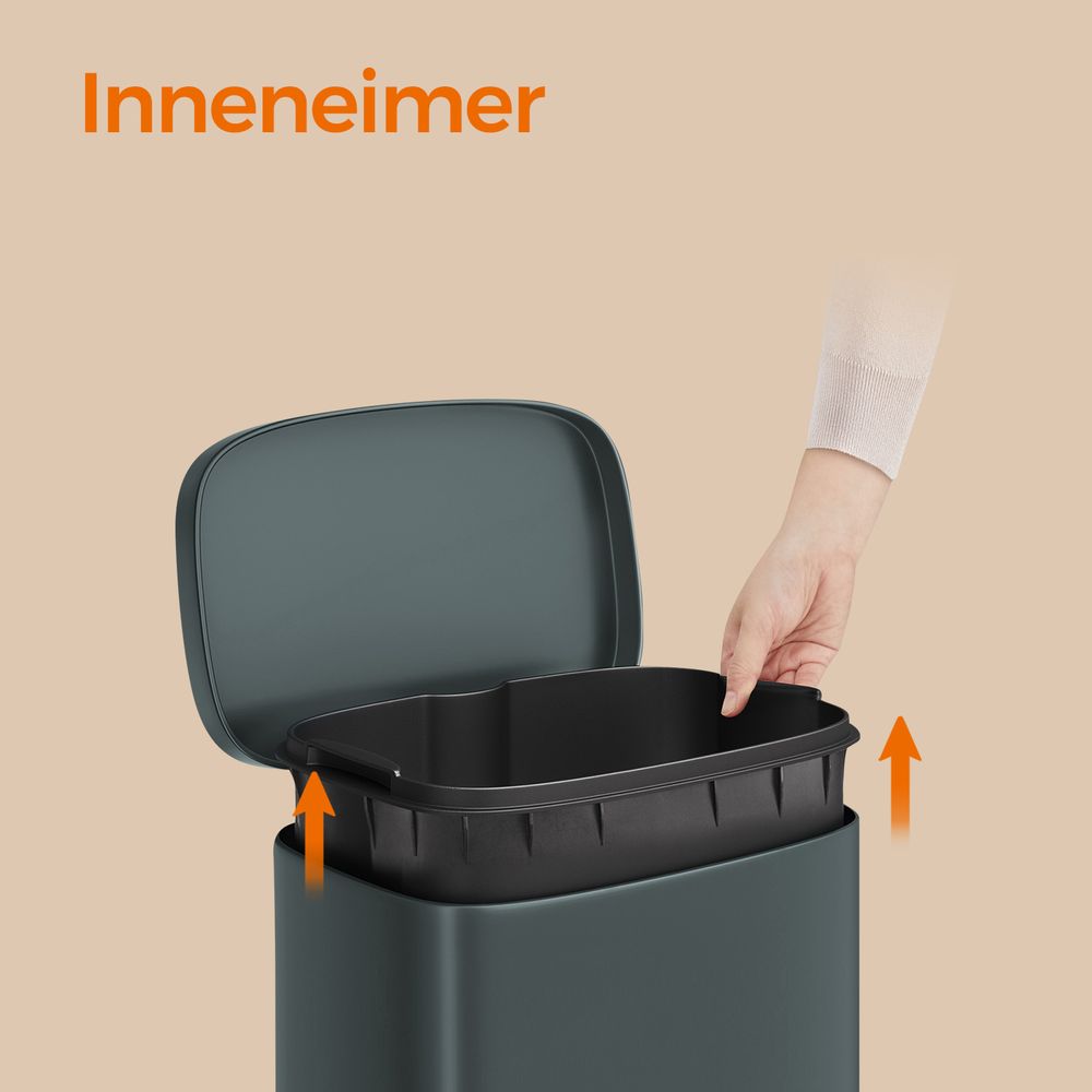 Keukenafvalbak 30 Liter – Vrijstaande Vuilnisbak voor Dagelijks Gebruik