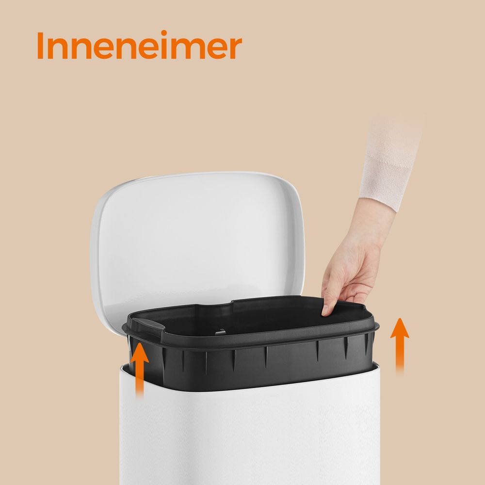 Keukenafvalbak 30 Liter – Vrijstaande Vuilnisbak voor Dagelijks Gebruik
