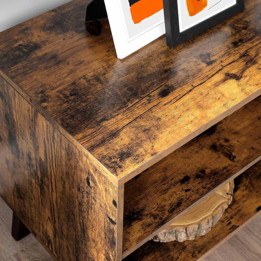 TV-Meubel met 2 Deuren – 140 × 40 × 50 cm – Lage Opbergkast voor Woonkamer en Media-opslag