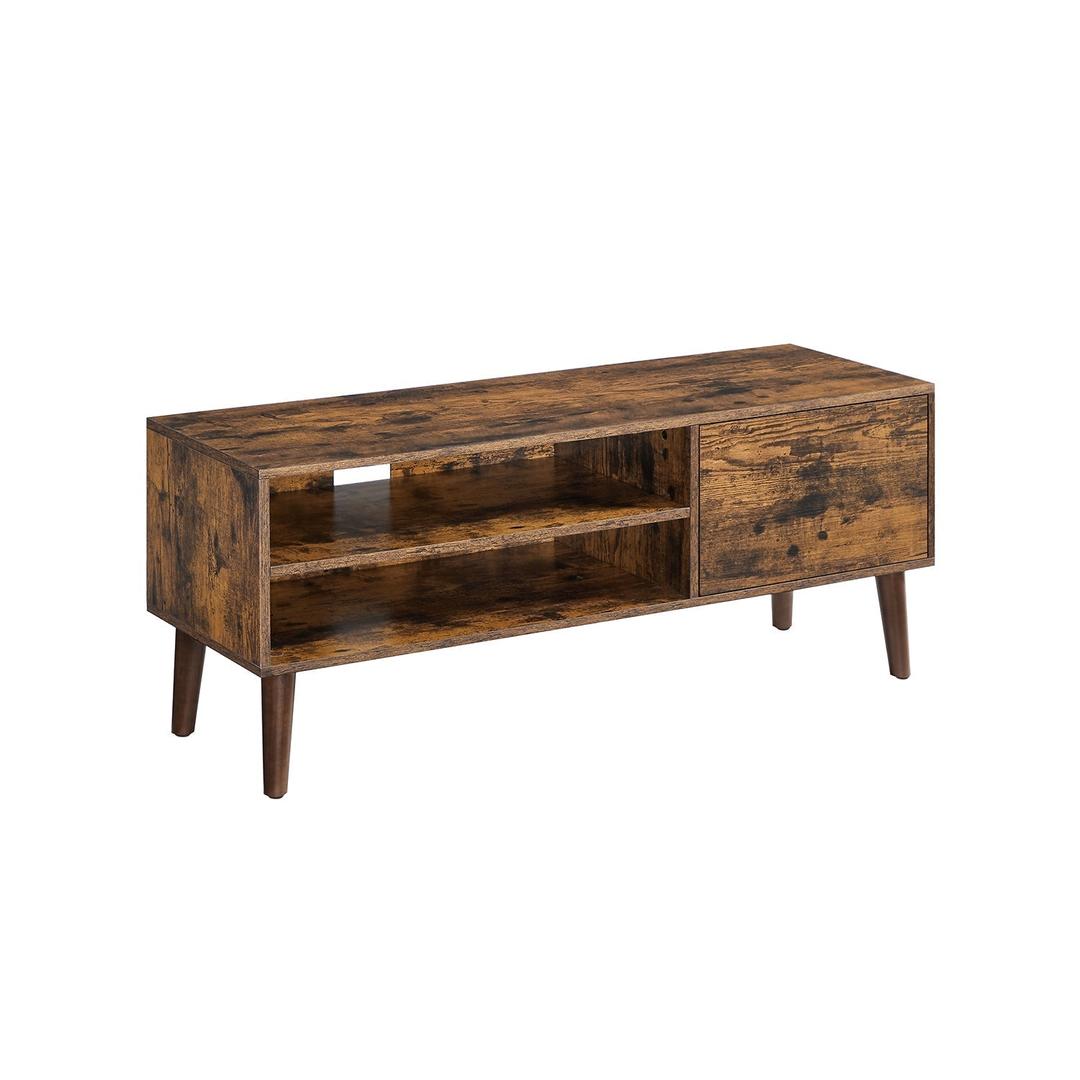 TV-Meubel met 1 Deur – 120 × 40 × 49 cm – Compacte Lage Opbergkast voor Woonkamer en Media-apparatuur