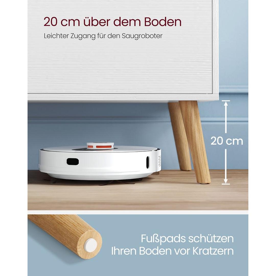 TV-Meubel met 1 Deur – 120 × 40 × 49 cm – Compacte Lage Opbergkast voor Woonkamer en Media-apparatuur