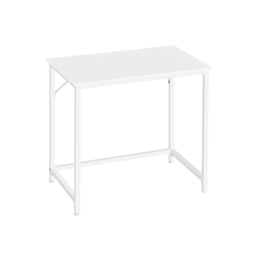 Compact Bureau met Metalen Frame – 50 × 80 × 76 cm – Stevig Werkblad voor Thuiswerk en Studie