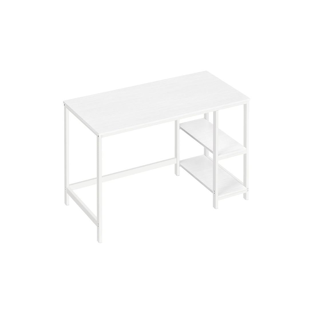 Modern Bureau met 2 Opbergplanken – Strak Werkblad voor Thuiswerk, Studie of Kantoor