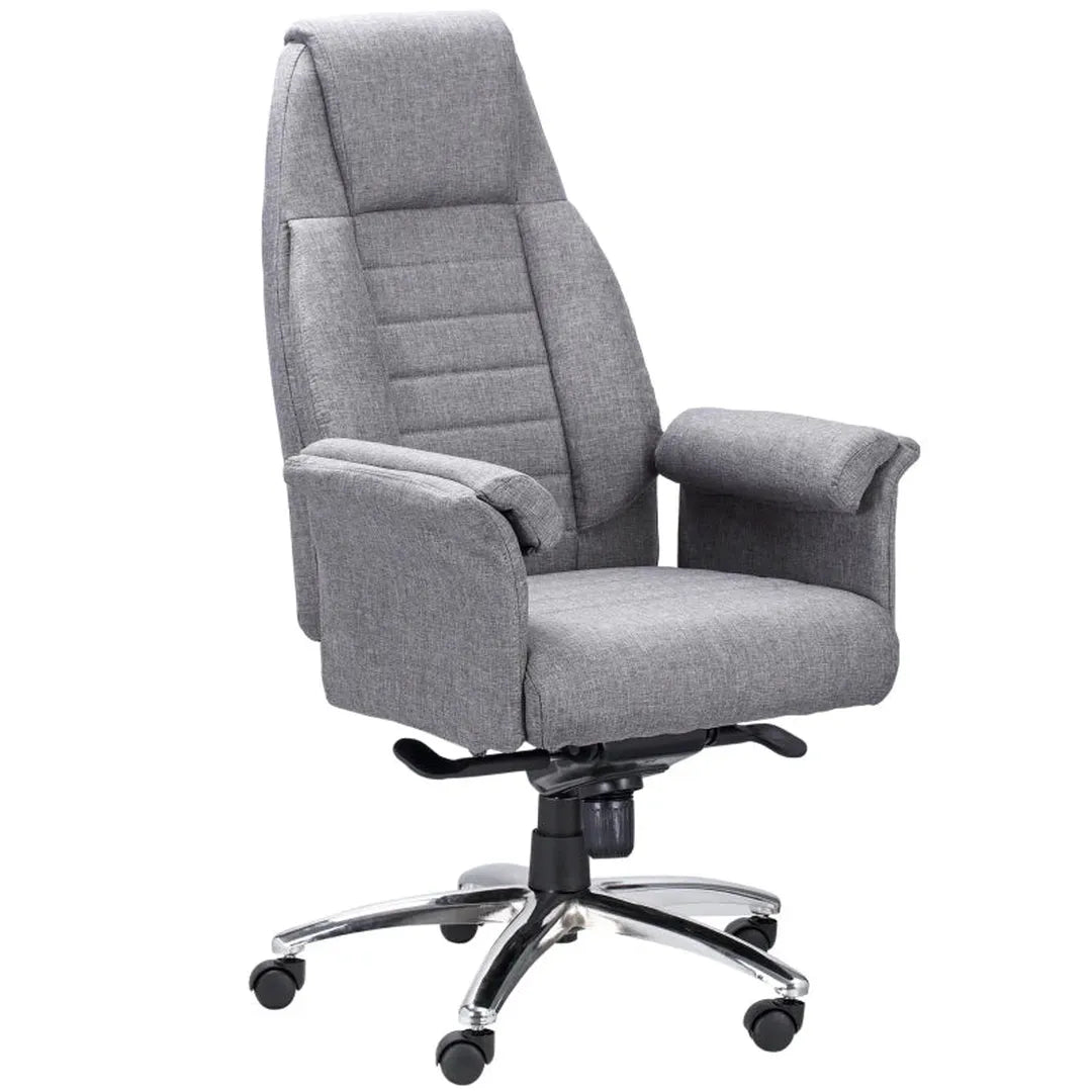 Bureaustoel met massagefunctie – gaming- en kantoorstoel – polyester en schuim – nylon onderstel – zwart