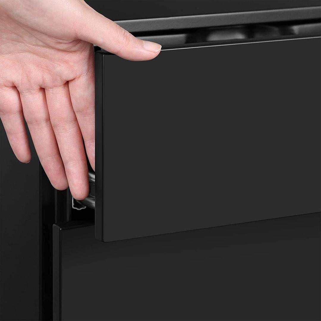 Verrijdbare Ladecontainer met 3 Lades – Zwarte of witte Opbergunit op Wielen voor Kantoor of Thuis