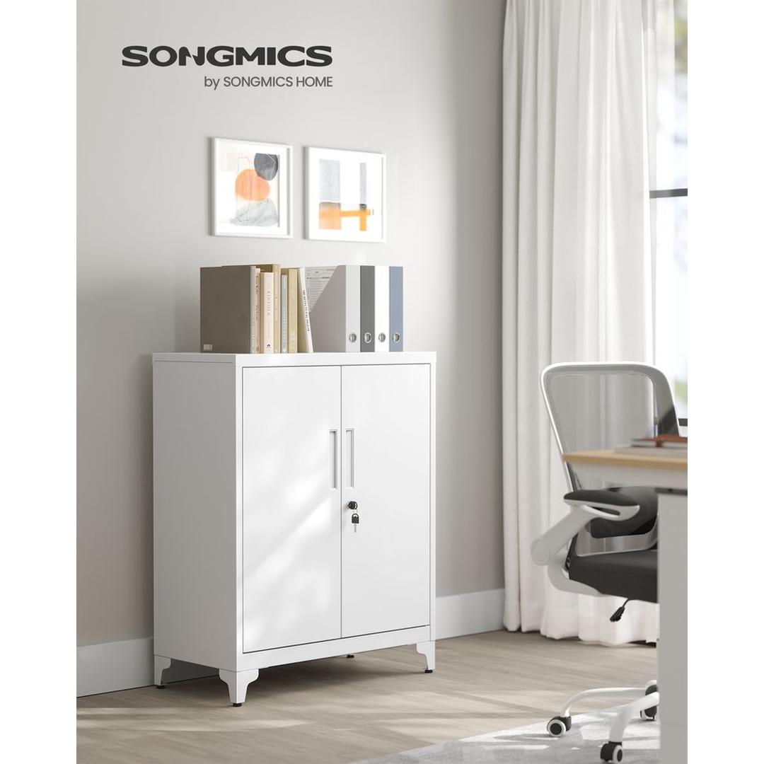 Stalen Opbergkast met Deuren – Stevige Bergkast voor Kantoor, Werkplaats of Bijkeuken