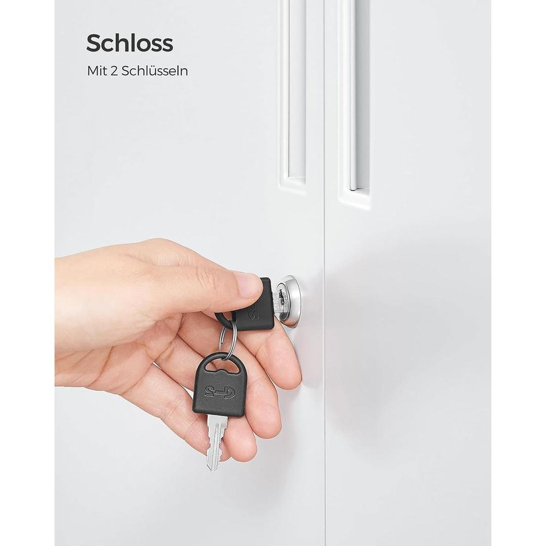 Stalen Opbergkast met Deuren – Stevige Bergkast voor Kantoor, Werkplaats of Bijkeuken