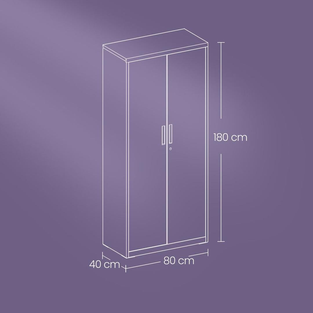 Multifunctionele Opbergkast met Deuren – Geschikt als Archiefkast of Bergkast voor Kantoor en Thuis
